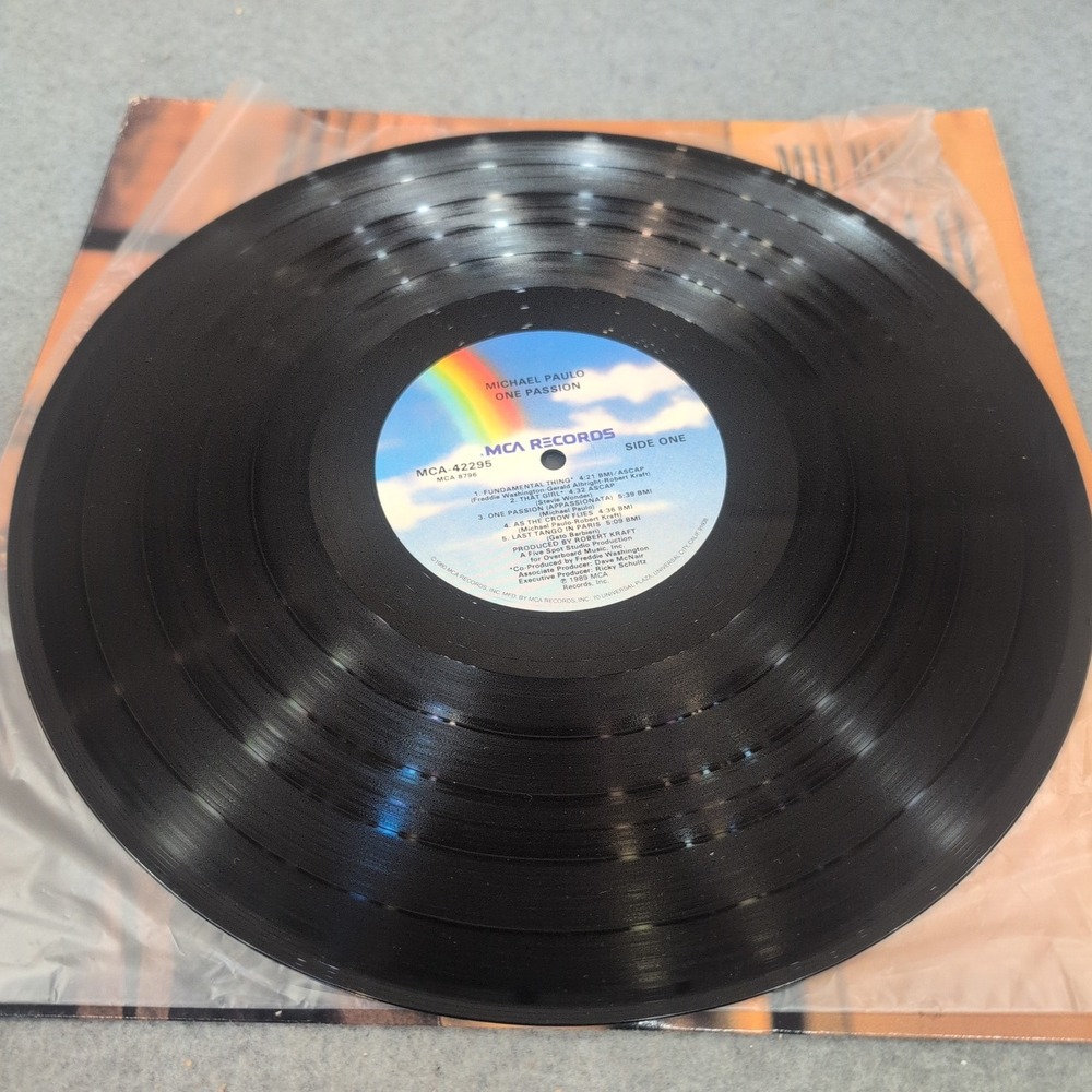 Michael Paulo One Passion Vinyl LP Album MCA-42295 Smooth Jazz 1989 MCA Records - Picture 3 of 6